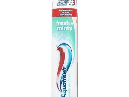 Aquafresh Toothpaste Fresh n minty Pump Fashion