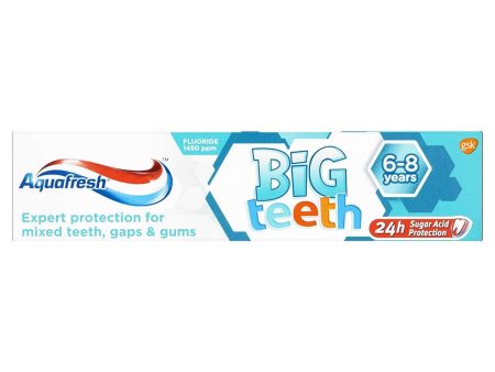 Aquafresh Big Teeth T Paste 6+Yrs Discount