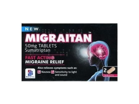 Migraitan 50mg Tablets Pack of 2 Supply