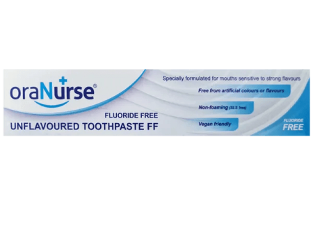 OraNurse Fluoride Free Unflavoured Toothpaste 50ml Online Sale