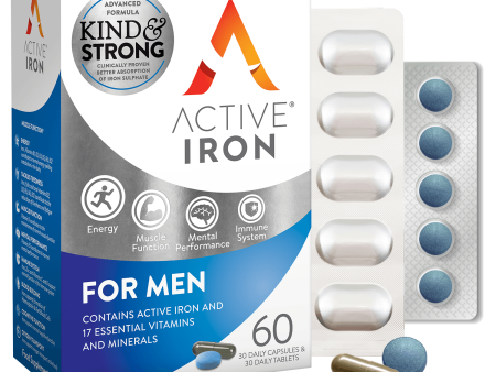 Active Iron & B Complex+ Men Supply