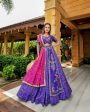 Aastha Fashion lris Purple Cotton Heavy Badhani Printed Readymade Traditional Lehenga Choli Set Sale