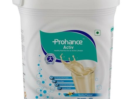 Prohance Activ Nutritional Supplement Powder - Vanilla Flavor For Cheap