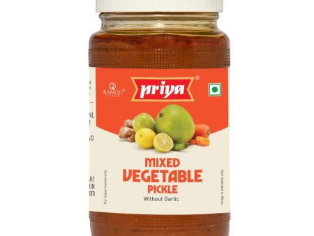 Priya Mixed Vegetable Pickle Without Garlic Online now