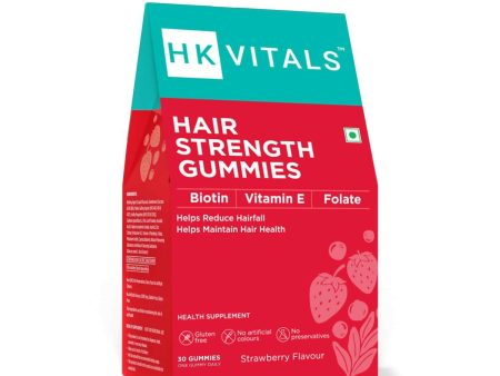 HK Vitals Hair Strength Biotin Gummies - Strawberry Flavor Fashion