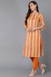 Women s Beige Rayon Blend Checks Straight Kurta Pant With Dupatta - Rasiya Fashion