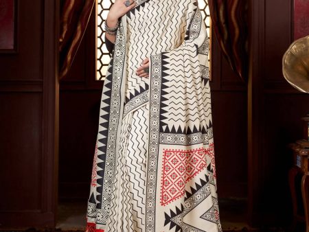 Aastha Fashion Women s Multicolor Digital Printed Pashmina Saree with Shawl Fashion