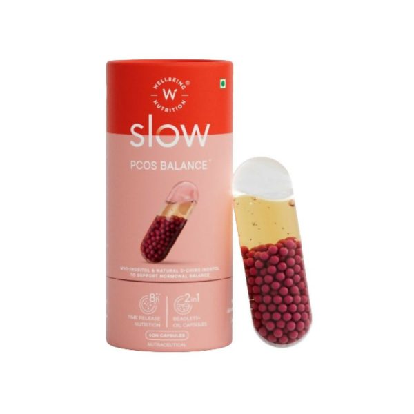 Wellbeing Nutrition Slow PCOS Balance Capsules Online Hot Sale