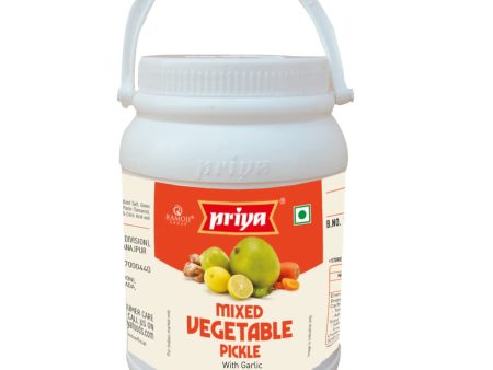 Priya Mixed Vegetable Pickle With Garlic Discount