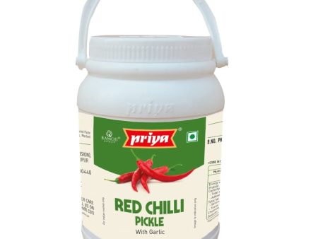 Priya Red Chilli Pickle with Garlic Online Sale