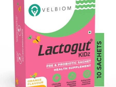 Velbiom Lactogut Kidz Probiotics Powder For Kids Hot on Sale