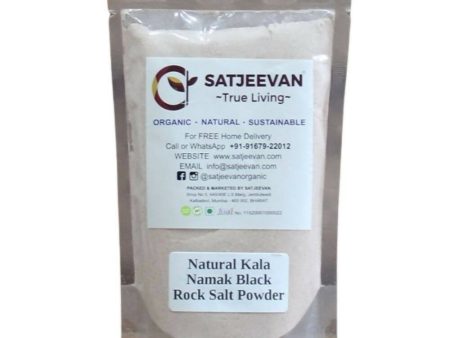 Satjeevan Natural Kala Namak Black Rock Salt Powder Online Hot Sale