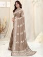 Kalini Batik Poly Chiffon Block Print Saree With Blouse Piece For Cheap