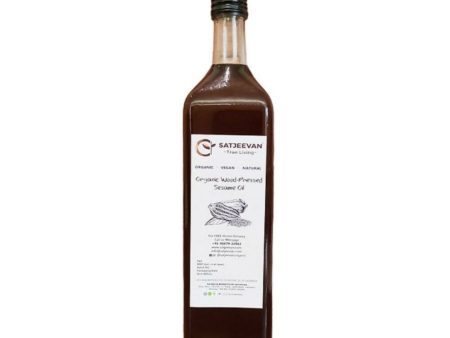 Satjeevan Organic Wood-Pressed Sesame Oil Online now