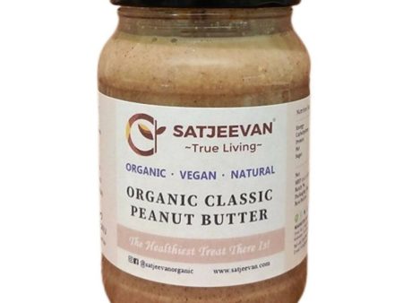 Satjeevan Organic Classic Peanut Butter For Sale