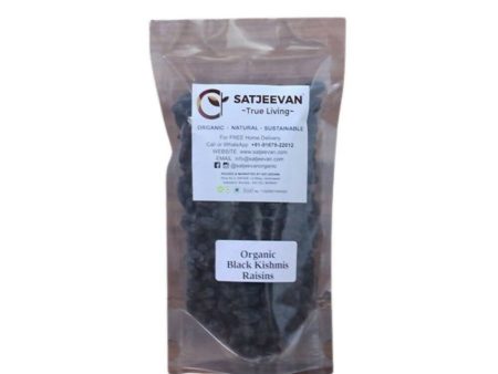 Satjeevan Organic Black Kishmis Raisins For Sale