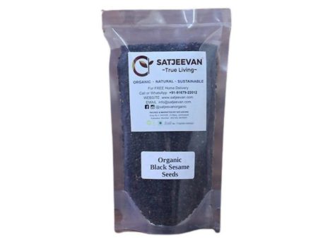 Satjeevan Organic Black Sesame Seeds Cheap