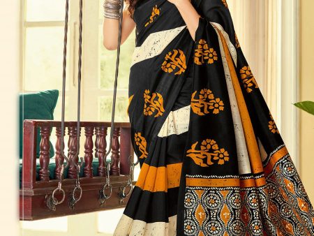 Kalini Bagh Printed Dabu Saree Sale