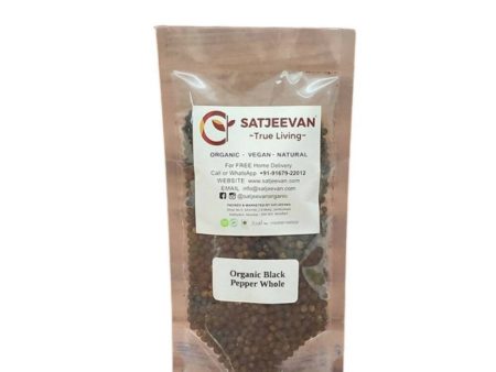 Satjeevan Organic Black Pepper Whole Sale