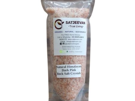 Satjeevan Natural Pink Himalayan Rock Salt Crystals For Sale