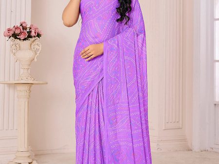 Kalini Bandhani Printed Saree Cheap