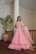 Aastha Fashion Women s Baby Pink Titan Silk Zari & Sequins Embroidery Party Wear Lehenga Choli Discount