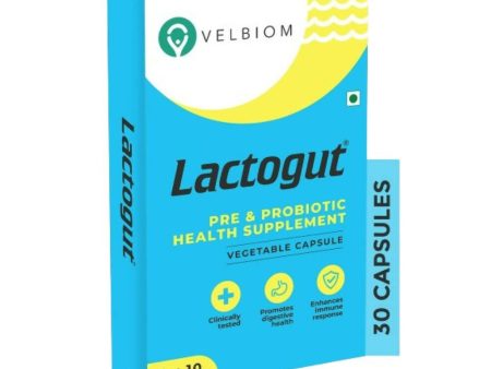 Velbiom Lactogut Probiotics Capsules Online now