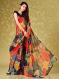 Tikhi Imli Abstract Printed Ready To Wear Saree Cheap