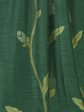 Kalini Green & Lime Green Floral Vichitra Silk Saree Online Sale