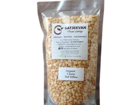 Satjeevan Organic Chana Dal Yellow Online now